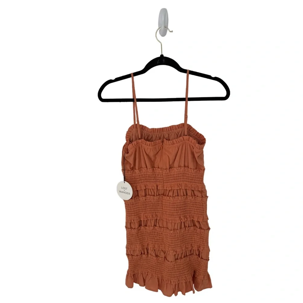 Lost & Wander California‎ Peach Mini Dress S $118